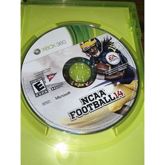 NCAA Football 14 (Xbox 360, 2013) Tested Works No Manual - Picture 5 of 9